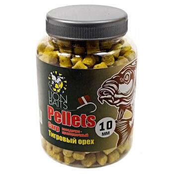 Lion Baits Пеллетс карповый Carp pellets Тигровый орех 10 мм - 300 гр, Вкус: Тигровый орех, Вид рыбы: карп, сазан, амур, Диаметр (мм): 10 мм, фото 