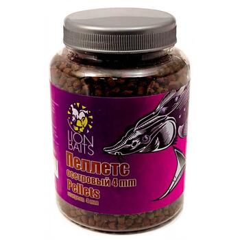 FishBerry Пеллетс осетровый Pellets Sturgeon 4 мм - 300 гр, фото 