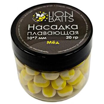 Lion Baits Насадка плавающая двухцветная Мед 10х7 мм (20 гр), Вкус: Мед, Диаметр (мм): 10, фото 