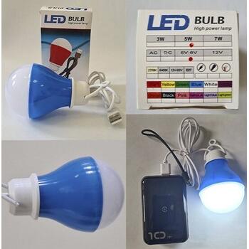 USB LED лампочка светодиодная Практик 5W, фото 