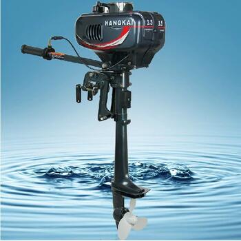 Лодочный мотор Hangkai 3.5HP 2-х тактный, фото 