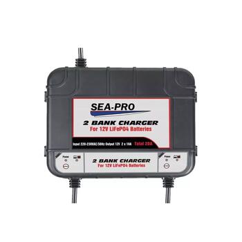 Зарядное устройство Sea-Pro ТЕ4-0260А (2х12В LiFePo4), фото 