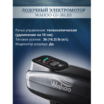Лодочный электромотор Wahoo GJ-36lbs, фото 