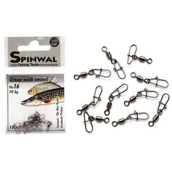 Застежка Spinwal Snap with swivel size 16 10pcs, фото 