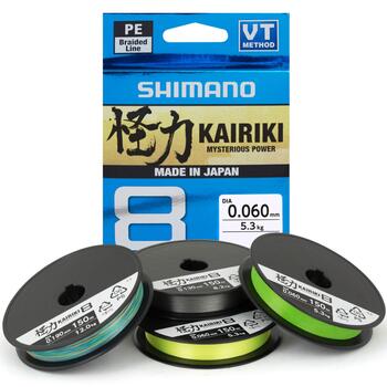 Шнур плетеный SHIMANO Kairiki 8 150m 0,13mm 8,2kg Steel Gray, фото 