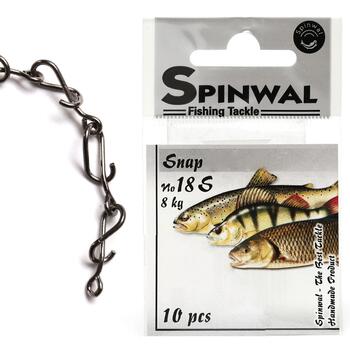 Застежка Spinwal Snap size 18S 8kg 10pcs, фото 