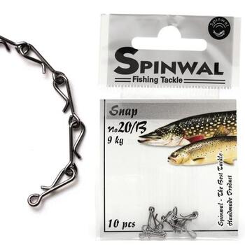 Застежка Spinwal Snap size 20B 9kg 10pcs, фото 