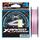 Шнур YGK X-Braid Upgrade X4 100м White Pink #0.25, 0.083мм, 5lb, 2.3кг, Расцветка: бело-розовый, Диаметр лески: 0.083 мм, Размотка: 100 м, фото 
