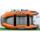 Надувная лодка RiverBoats RB 430 НДНД (серо-оранжевый), Цвет: серо-оранжевый, фото 