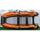 Надувная лодка RiverBoats RB 370 НДНД Фальшборт (черно-оранжевый), Цвет: черно-оранжевый, фото 