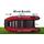 Надувная лодка RiverBoats RB 430 Киль с фальшбортом (черно-красный), Цвет.: черно-красный, фото 
