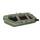 Лодка гребная под мотор Лоцман Стандарт 240 зеленая, фото 