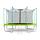 Батут Atlas Sport 435 см (14ft) с внутренней сеткой и лестницей GREEN, Цвет: зеленый, Диаметр батута: 435 см (14ft), фото 
