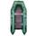 Надувная лодка Аква 2900 (слань-книжка, киль) зеленый, фото 