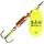 Блесна вращающаяся DAM FZ Fluo Spinner #5 12g S Yellow, фото 