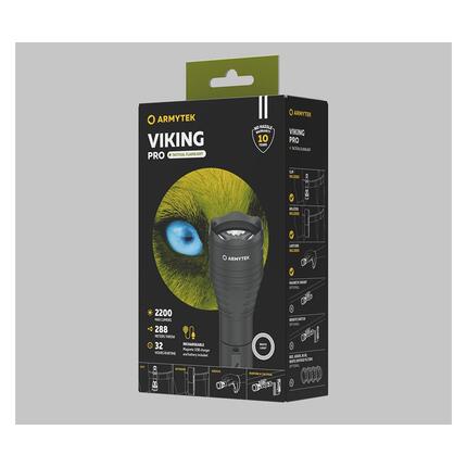 Тактический фонарь Armytek Viking Pro Белый свет, фото , изображение 3