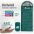 Спальный мешок RSP SLEEP 450 зеленый, левая молния, фото 