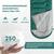 Спальный мешок RSP SLEEP 250 зеленый, левая молния, фото , изображение 3