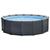 26384 Каркасный бассейн Intex Graphite Gray 478 х 124 см, песчаный фильтр-насос, лестница, тент, подстилка, фото 
