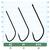 Крючок OWNER Saber Hook BC №1/0 9шт, Цвет: BC, Размер: №1/0, Количество: 9, фото , изображение 2