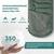 Спальный мешок RSP SLEEP 350 BIG зеленый, левая молния, фото , изображение 3