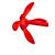 Якорь для лодки ПВХ кошка 0.7 кг (1.5 фунтов) красного цвета, фото , изображение 16