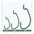 Крючок OWNER J - Light Worm Hook BC №1 6шт, фото , изображение 2
