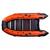 Надувная лодка RiverBoats RB 410 (Киль), Расцветка: оранжевый/черный, фото  Надувная лодка RiverBoats RB 410 (Киль), Расцветка: оранжевый/черный, фото