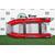 Надувная лодка RiverBoats RB  380 Встроенный рундук (NEW), Цвет: серо-красный, фото , изображение 2