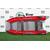 Надувная лодка РИБ RiverBoats RB  400 Встроенный рундук (серо-красный), Цвет: серо-красные, фото , изображение 2