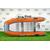 Надувная лодка RiverBoats RB 430 (Встроенный рундук) (транец L — 515 мм.), Цвет: серо-оранжевый, фото , изображение 3