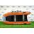Надувная лодка RiverBoats RB 430 (Встроенный рундук) (транец L — 515 мм.), Цвет: серо-оранжевый, фото , изображение 2