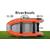 Надувная лодка RiverBoats RB 410 НДНД (серо-красный), Цвет.: серо-красный, Материал: баллоны 1100 гр/м2; дно 1300 гр/м2, фото , изображение 13