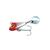 Джиг-спиннер Kosadaka FISH DARTS FS3-09 25mm, 9g, цвет HRH FS3-09-HRH, Цвет.: HRH, Вес, гр: 9, Длина, см.: 2.5, фото , изображение 3