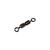 Вертлюг двойной RUZZA High Speed Double Rolling Swivel Black №6 , Цвет.: Black, фото 