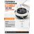 Головка триммерная М10*1-М 140мм Stihl FS55/130/250, Левая резьба (С26-2), фото , изображение 3