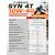 Масло моторное синтетическое Motorcycle Oil Syn 4T 10W-50, 4л, фото , изображение 3