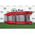Надувная лодка РИБ RiverBoats RB 380 NEW Встроенный рундук (серо-красный), Цвет.: серо-красный, фото , изображение 2
