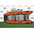 Надувная лодка РИБ RiverBoats RB 380 NEW Встроенный рундук (черно-оранжевый), Цвет.: черно-оранжевый, фото , изображение 2