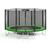 Батут Atlas Sport 435 см (14ft) BASIC с лестницей GREEN, Цвет: зеленый, Диаметр батута: 435 см (14ft), фото 