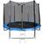 Батут Atlas Sport 252см (8ft) PRO (усиленны опоры) BLUE, Цвет: синий, Диаметр батута: 252 см (8 ft), фото 