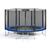 Батут Atlas Sport 374 см (12ft) PRO (усиленные опоры) BLUE, Цвет: синий, Диаметр батута: 374 см (12 ft), фото 