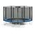Батут Atlas Sport 435 см (14ft) BASIC с лестницей BLUE, Цвет: синий, Диаметр батута: 435 см (14ft), фото 