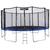 Батут Atlas Sport 490 см (16ft) BASIC с лестницей BLUE, Цвет: синий, Диаметр батута: 490 см (16 ft), фото 