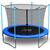Батут FunFit 183 см (6ft) с внутренней сеткой без лестницы BLUE, фото 