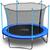 Батут Atlas Sport 183 см (6ft) с внутренней сеткой без лестницы BLUE, Цвет: синий, Диаметр батута: 183 см (6 ft), фото 