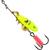 Блесна вращающаяся MEPPS AGLIA FLUO Chartreuse 0 (2,5 г), Цвет: Chartreuse/Кислотно-зеленый, Вес блесны (г): 2,5, фото 