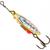 Блесна Mepps Aglia Long Rainbow 1 OR золото/бел.наклейка 4,5g    (C63), Цвет: Gold, Вес блесны (г): 4,5, фото 