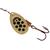 Блесна Mepps Aglia PTS 2 Noirs OR золото/черн.точ 4,5g (D07), Цвет: Золото/Черная, Вес блесны (г): 4,5, фото 