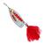 Блесна вращающаяся MEPPS AGLIA Red/White 7 (30 г), фото , изображение 2